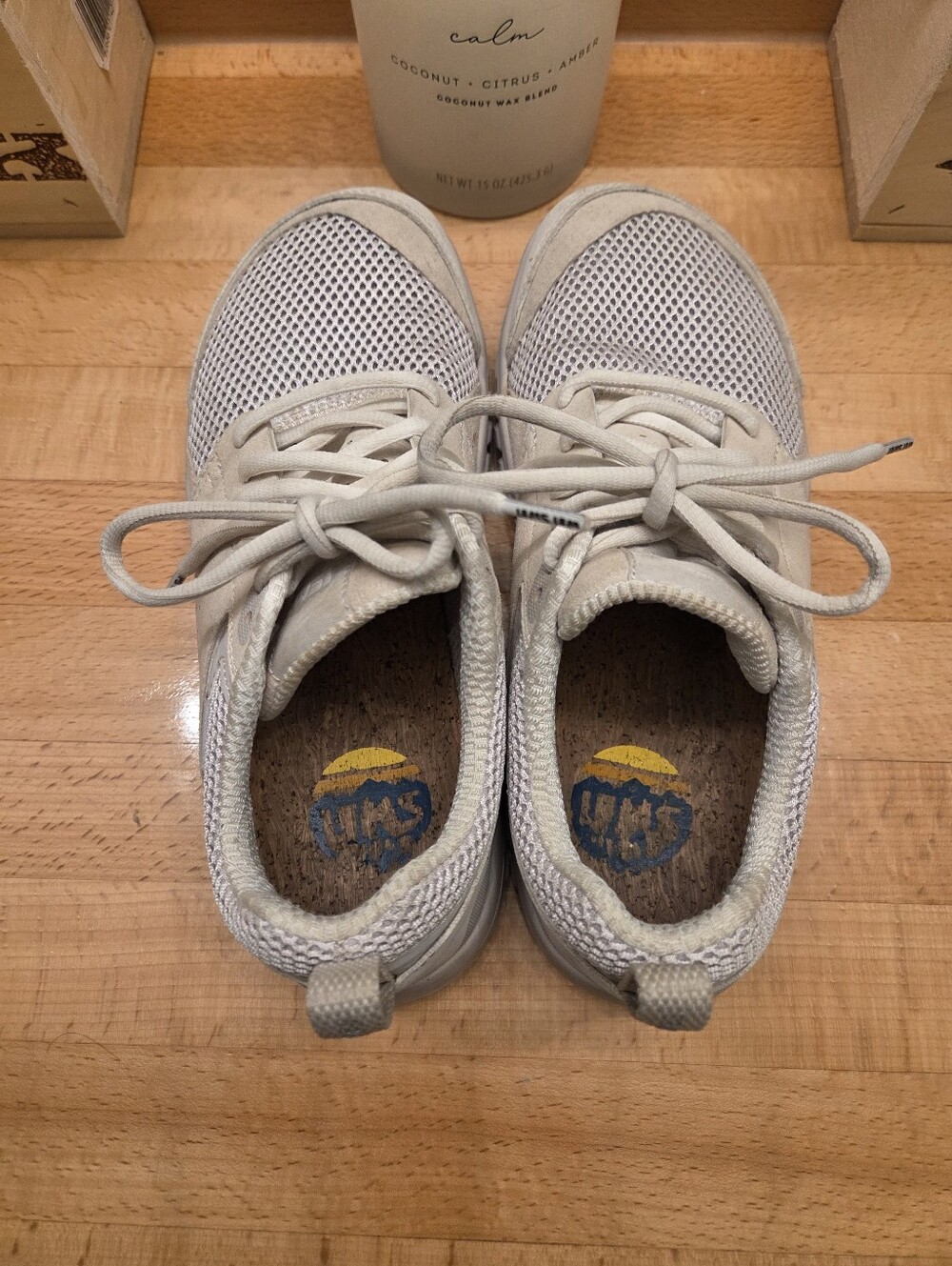 Lems Primal Zen Sneakers White Sand Vegan Comfort Shoes Womens Size 9 - Picture 8 of 10